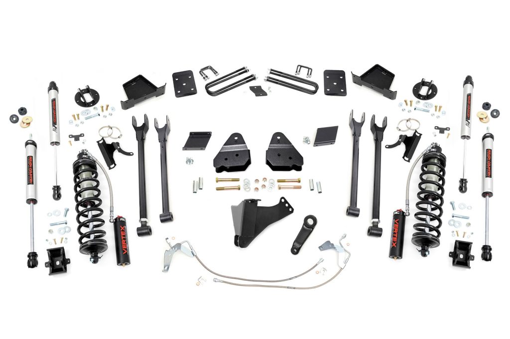 Rough Country 6 Inch Lift Kit 4-Link No OVLD C/O V2 Ford F-250 Super Duty (15-16)