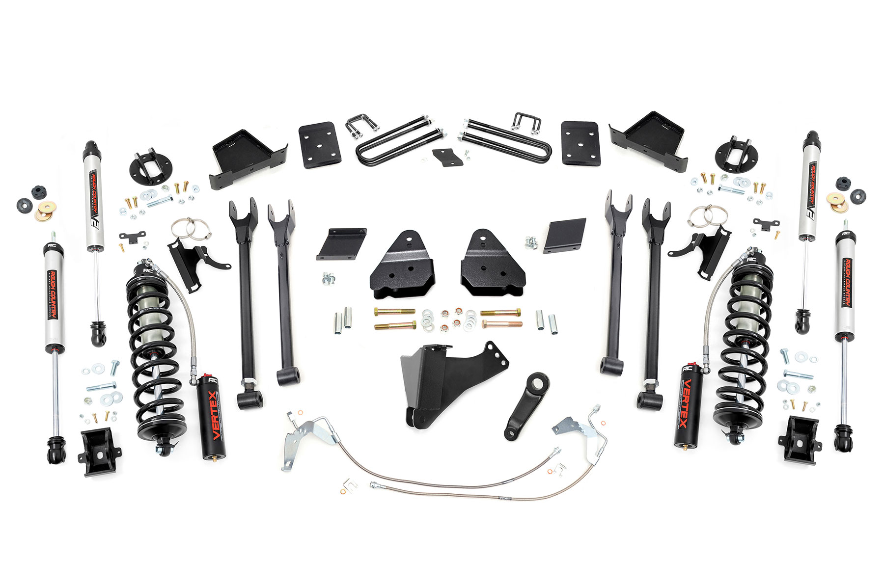 Rough Country 6 Inch Lift Kit 4-Link OVLD C/O V2 Ford F-250 Super Duty (11-14)