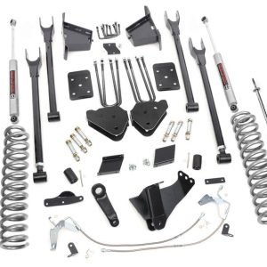 Rough Country 6 Inch Lift Kit 4-Link No OVLD Ford F-250 Super Duty 4WD (2011-2014)
