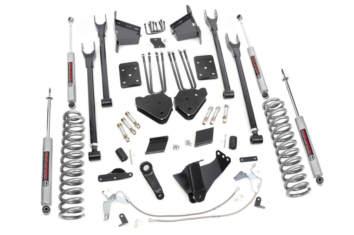 Rough Country 6 Inch Lift Kit 4-Link OVLD Ford F-250 Super Duty 4WD (2011-2014)