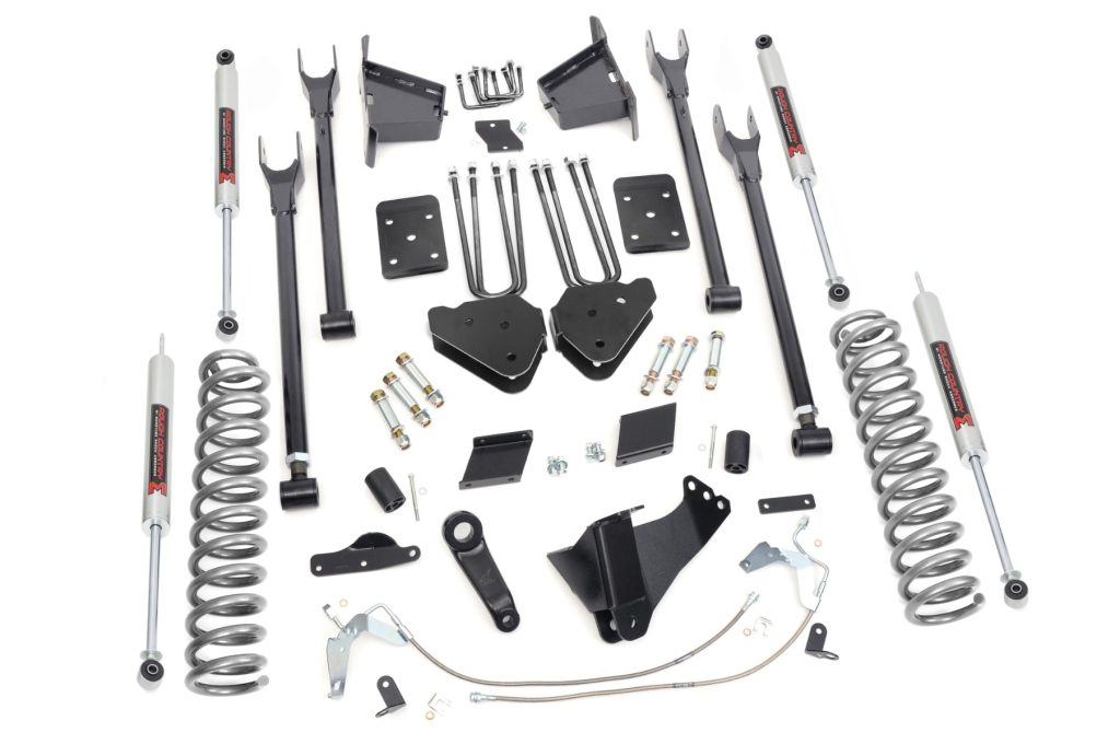 Rough Country 6 Inch Lift Kit 4-Link No OVLD M1 Ford F-250 Super Duty 4WD (11-14)
