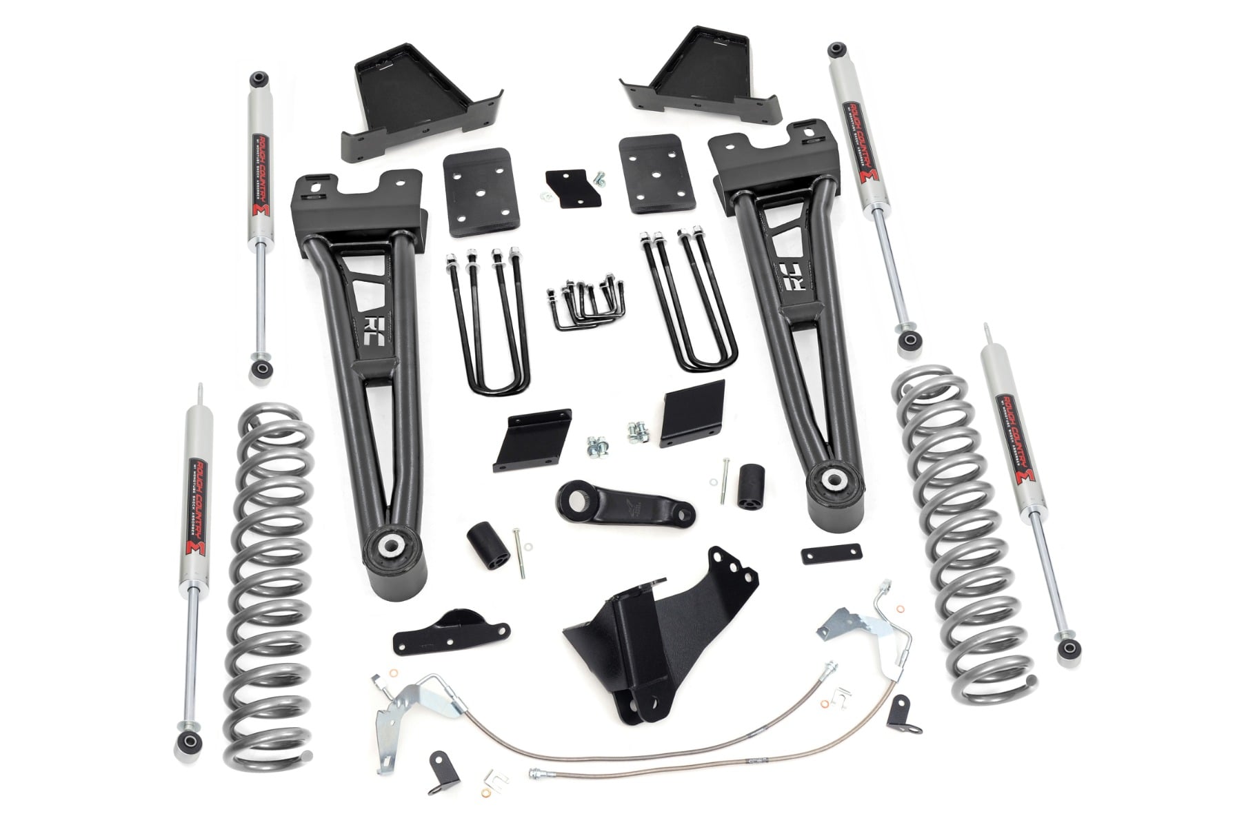 Rough Country 6 Inch Lift Kit Diesel Radius Arm M1 Ford F-250 Super Duty 4WD (15-16)