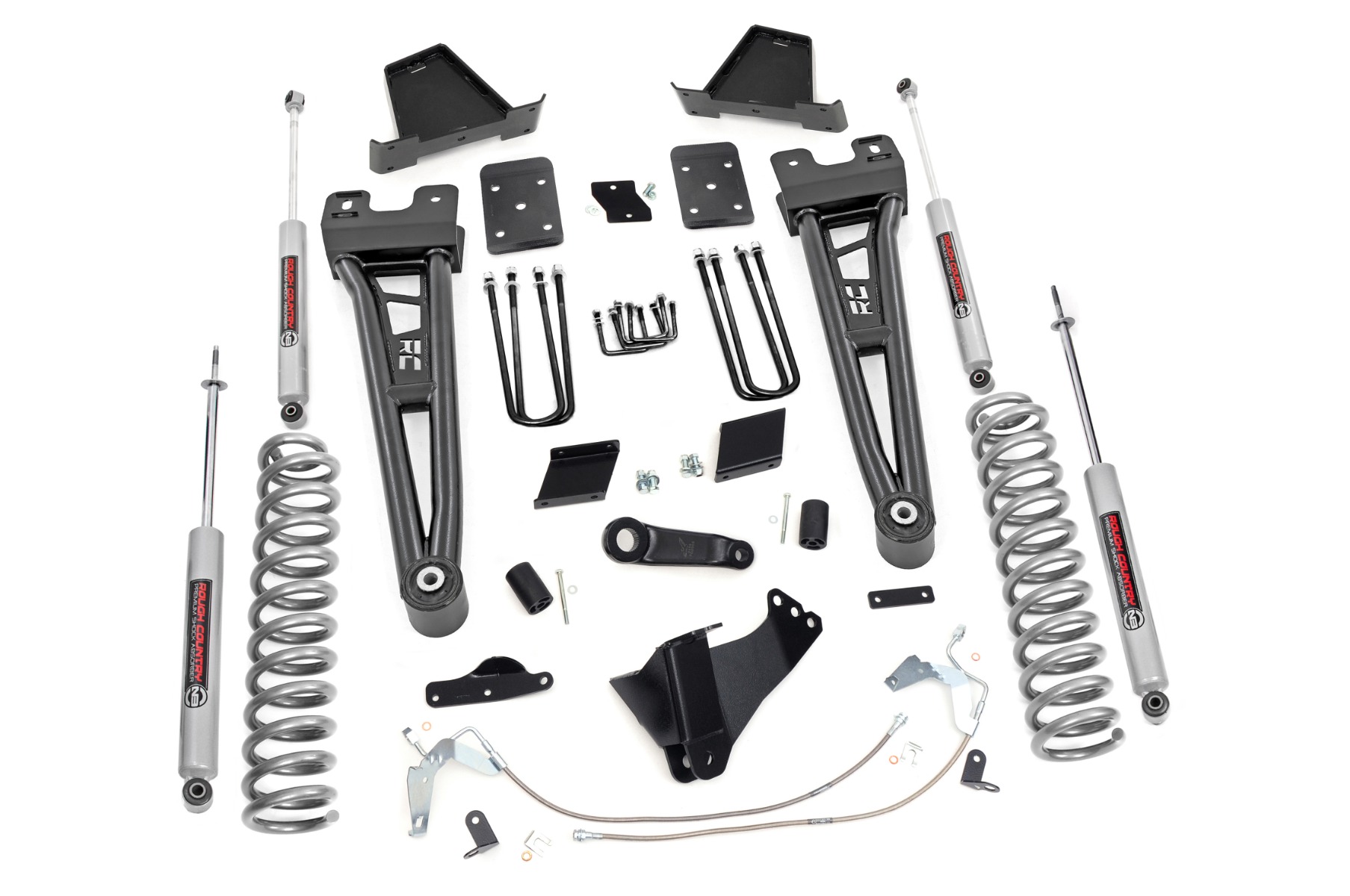 Rough Country 6 Inch Lift Kit Diesel Radius Arm No OVLD Ford F-250 Super Duty (15-16)