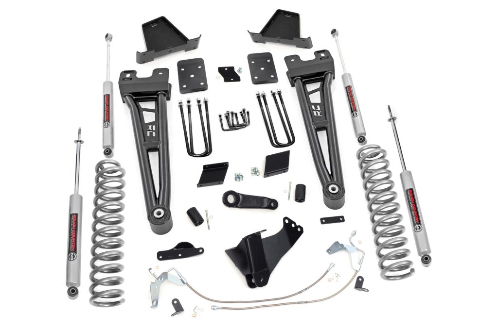 Rough Country 6 Inch Lift Kit Diesel Radius Arm OVLD Ford F-250 Super Duty (15-16)