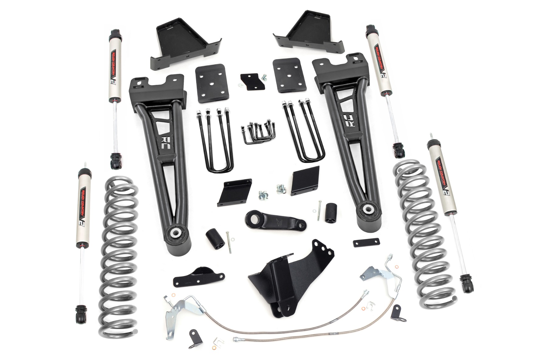 Rough Country 6 Inch Lift Kit Diesel Radius Arm OVLD V2 Ford F-250 Super Duty (15-16)