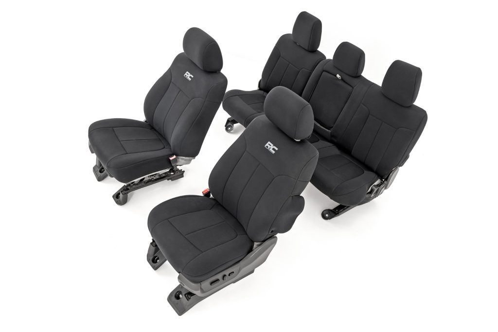Rough Country Seat Covers Front and Rear Ford F-250/F-350 Super Duty 2WD/4WD (11-16)