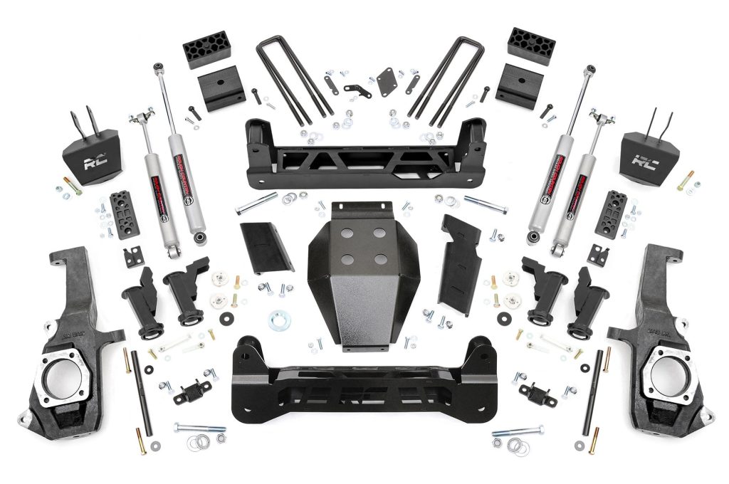 Rough Country 5 Inch Lift Kit Torsion Drop Chevy/GMC 2500HD/3500HD (11-19)