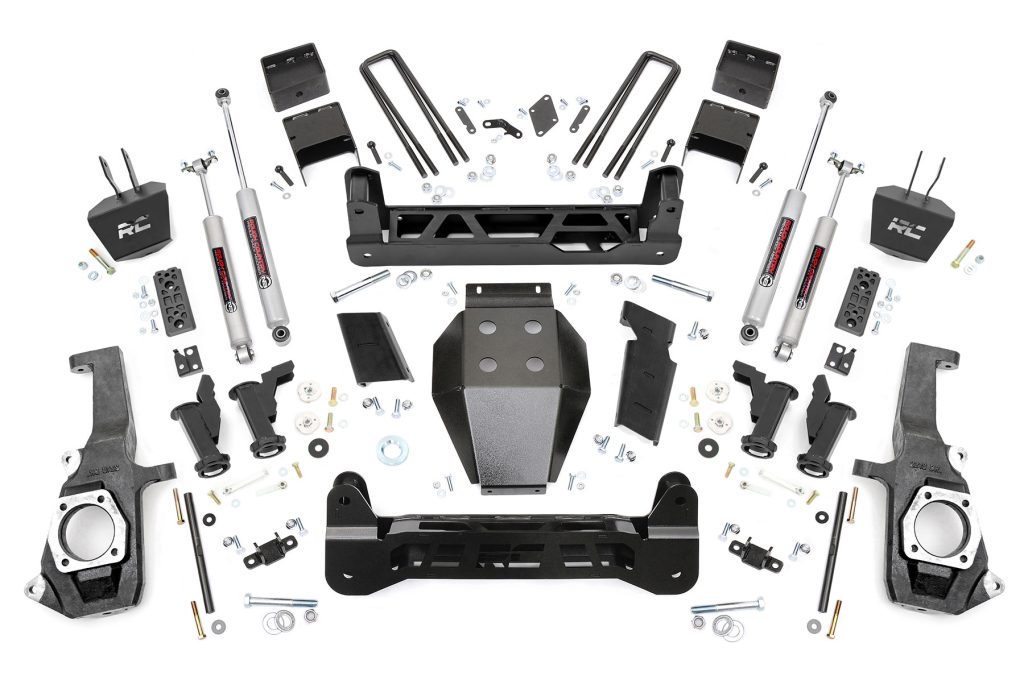 Rough Country 7.5 Inch Lift Kit Torsion Drop Chevy/GMC 2500HD/3500HD (11-19)