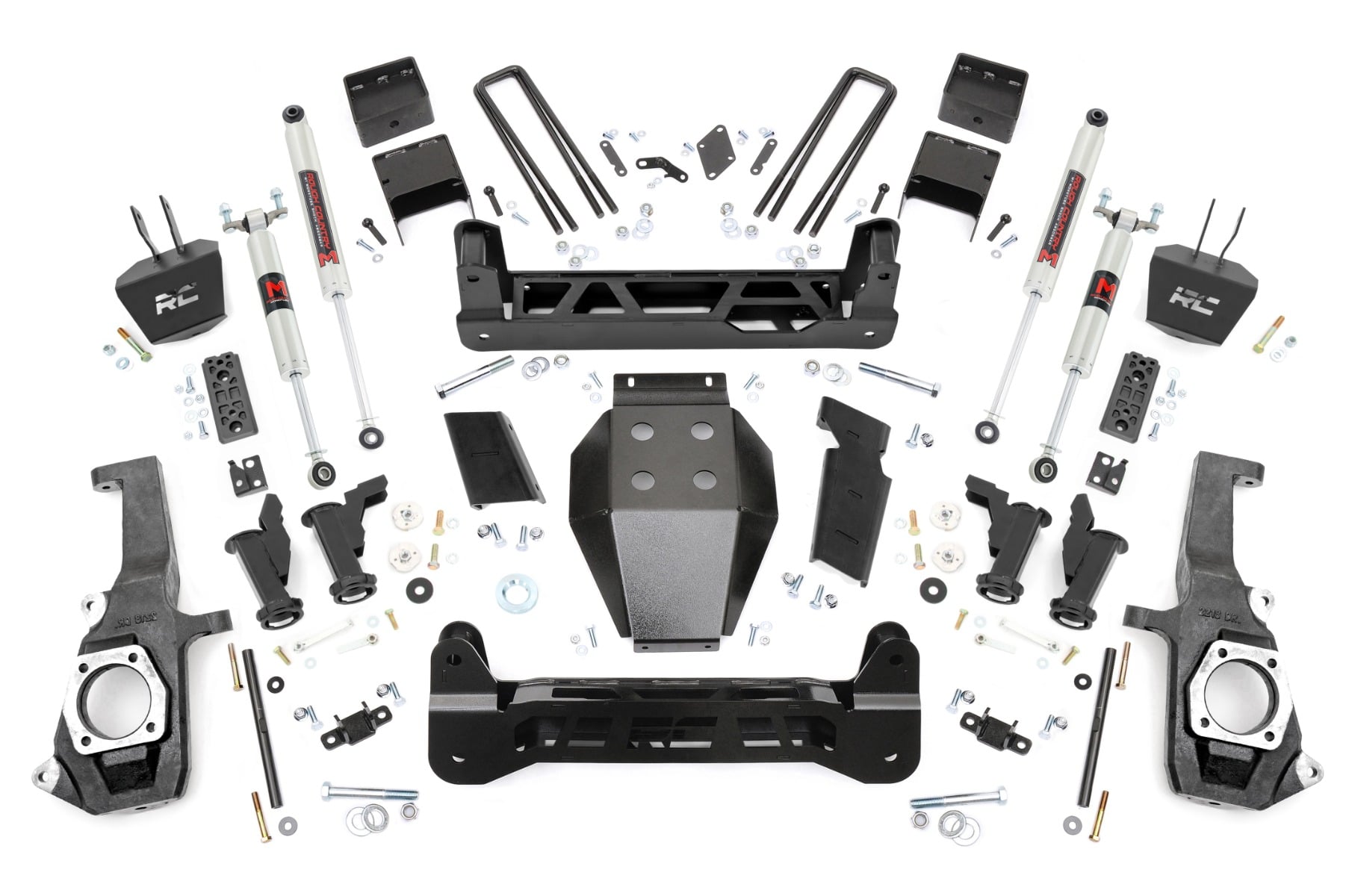Rough Country 7.5 Inch Lift Kit Torsion Drop M1 Chevy/GMC 2500HD/3500HD (11-19)