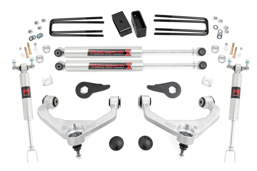 Rough Country 3.5 Inch Lift Kit M1 w/ Overloads Chevy/GMC 2500HD/3500HD (11-19)