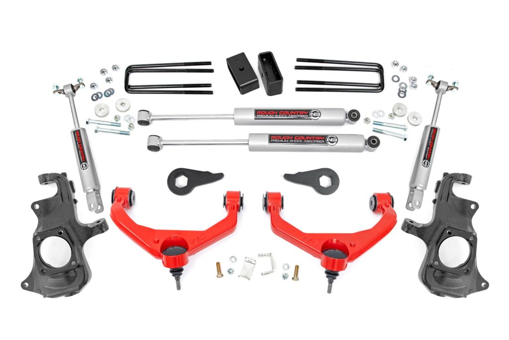 Rough Country 3.5 Inch Lift Kit Knuckle Chevy/GMC 2500HD/3500HD (11-19)
