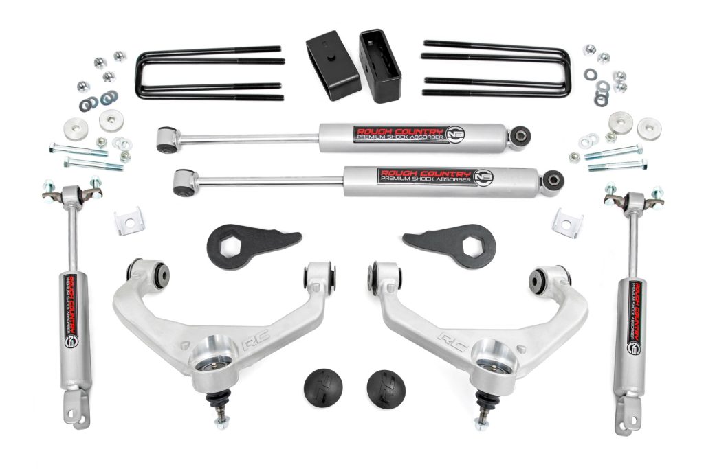 Rough Country 3.5 Inch Lift Kit Chevy/GMC 2500HD/3500HD 2WD/4WD (11-19)