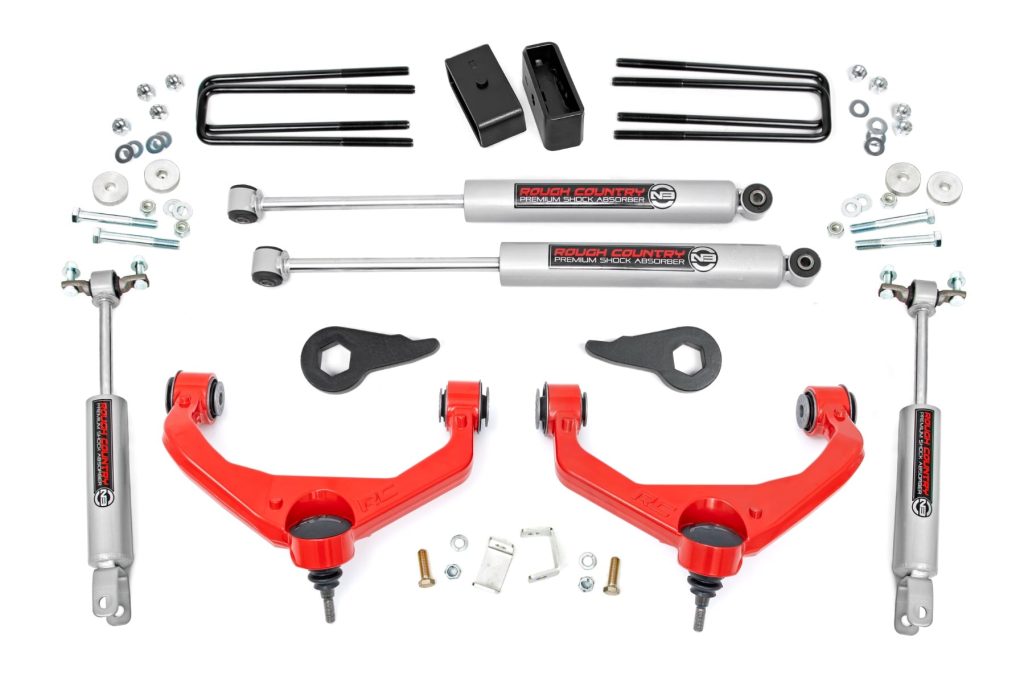 Rough Country 3.5 Inch Lift Kit Chevy/GMC 2500HD/3500HD 2WD/4WD (11-19)