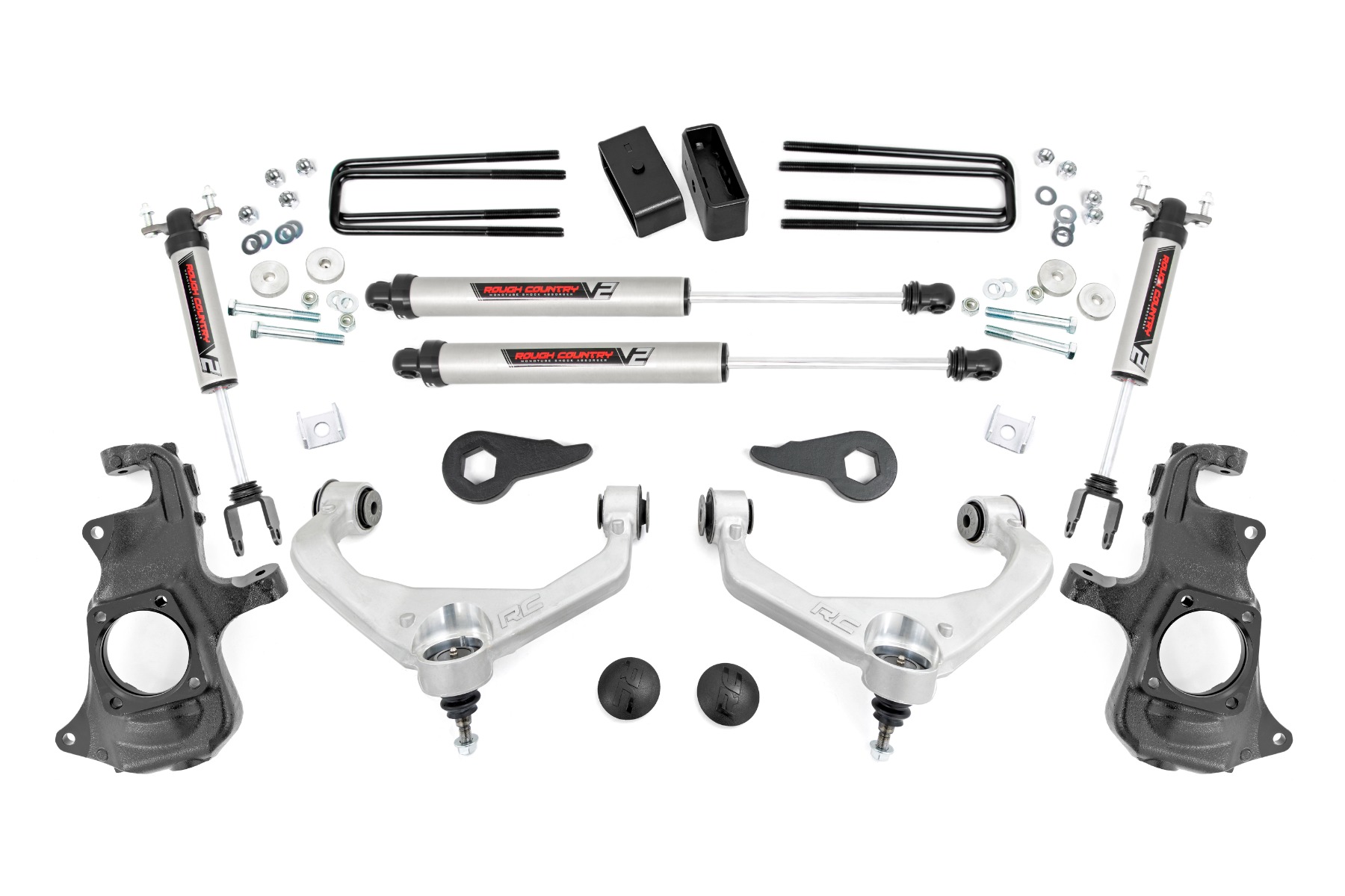 Rough Country 3.5 Inch Knuckle Lift Kit V2 Chevy/GMC 2500HD/3500HD (11-19)