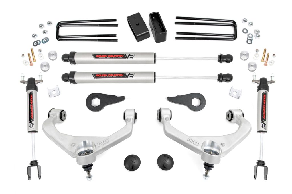 Rough Country 3.5 Inch Lift Kit V2 Chevy/GMC 2500HD/3500HD (11-19)