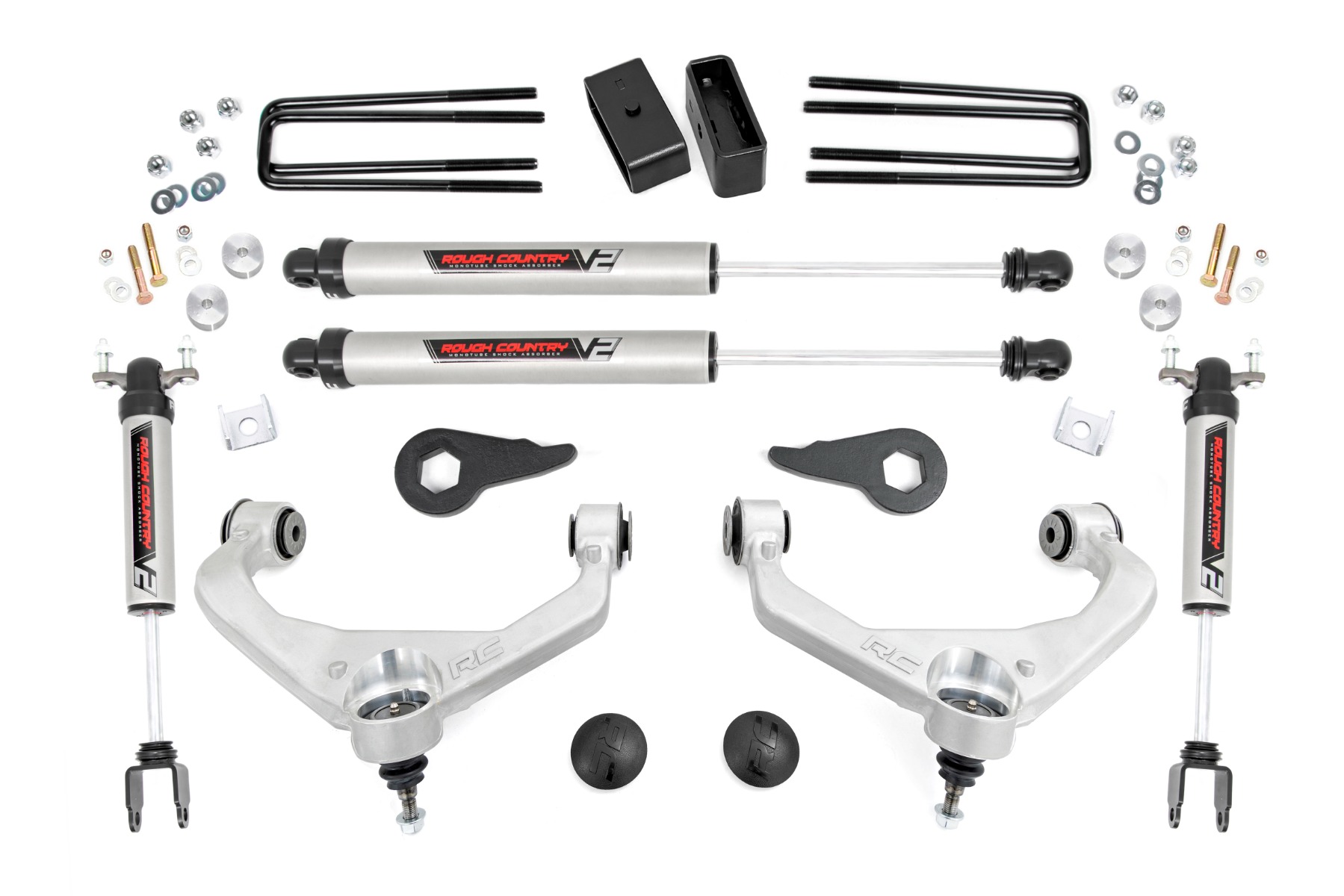 Rough Country 3.5 Inch Lift Kit V2 Chevy/GMC 2500HD/3500HD (11-19)