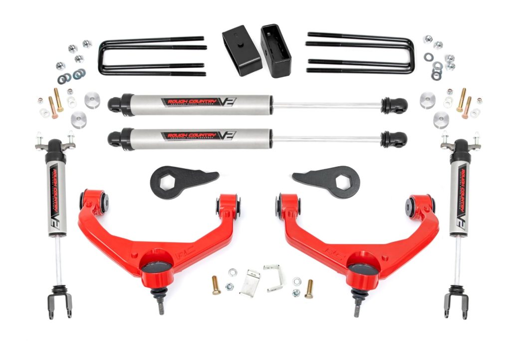 Rough Country 3.5 Inch Lift Kit V2 Chevy/GMC 2500HD/3500HD (11-19)