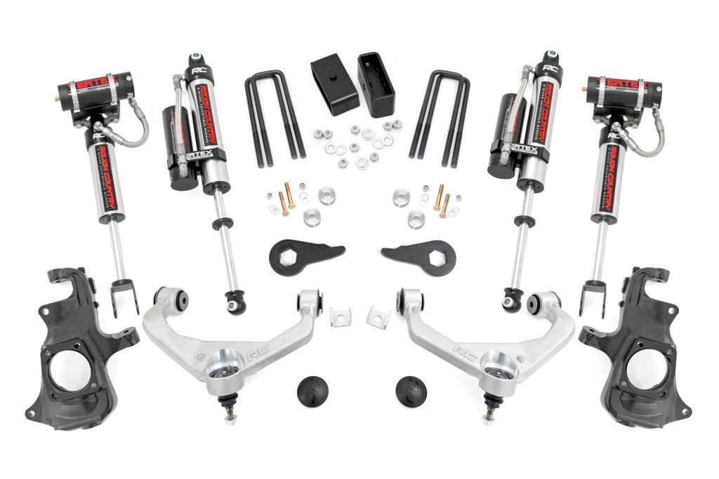 Rough Country 3.5 Inch Lift Kit Knuckle Vertex Chevy/GMC 2500HD/3500HD (11-19)