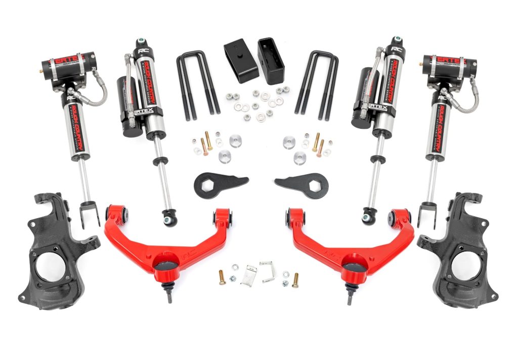 Rough Country 3.5 Inch Lift Kit Knuckle Vertex Chevy/GMC 2500HD/3500HD (11-19)