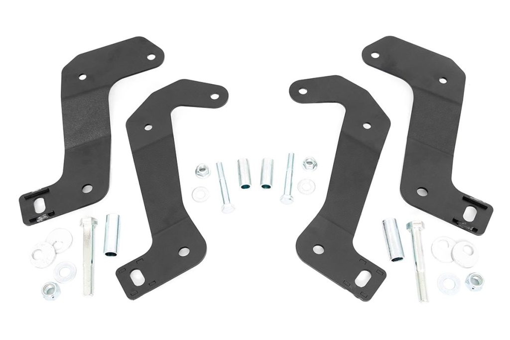 Rough Country Control Arm Relocation Kit Front Jeep Gladiator JT/Wrangler JL 4WD (18-26)