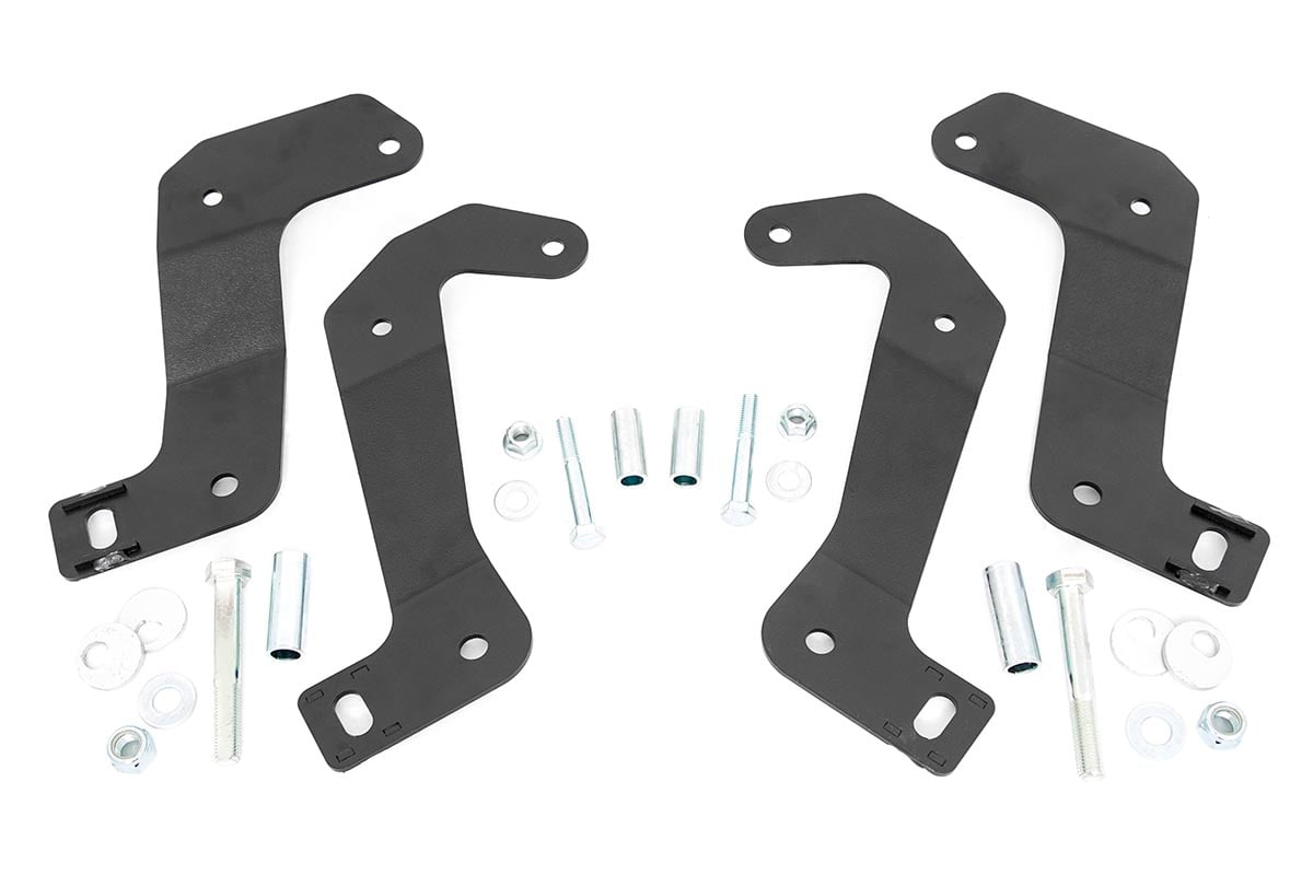 Rough Country Control Arm Relocation Kit Front Jeep Gladiator JT/Wrangler JL 4WD (18-26)