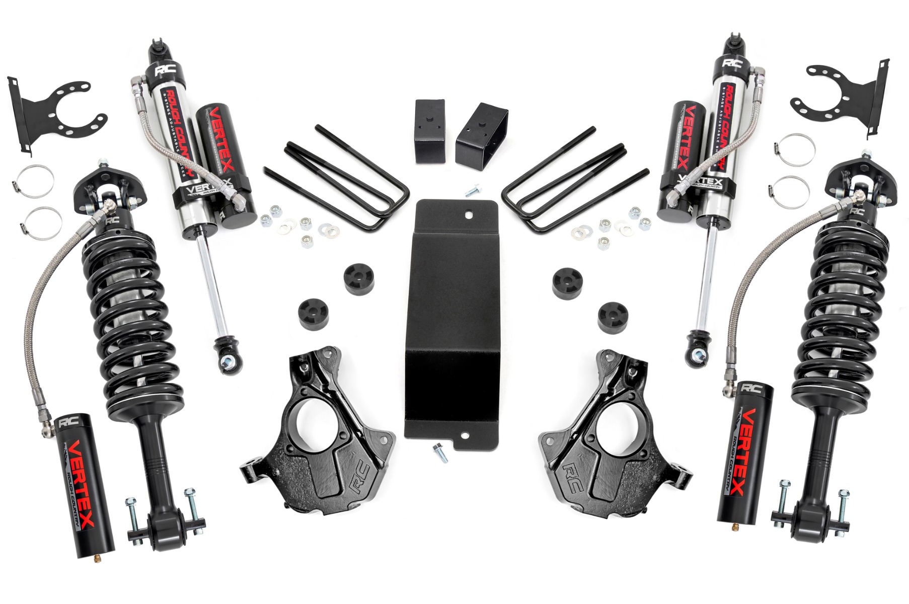 Rough Country 3.5 Inch Lift Kit Cast Steel LCA Vertex Chevy/GMC 1500 (07-13)