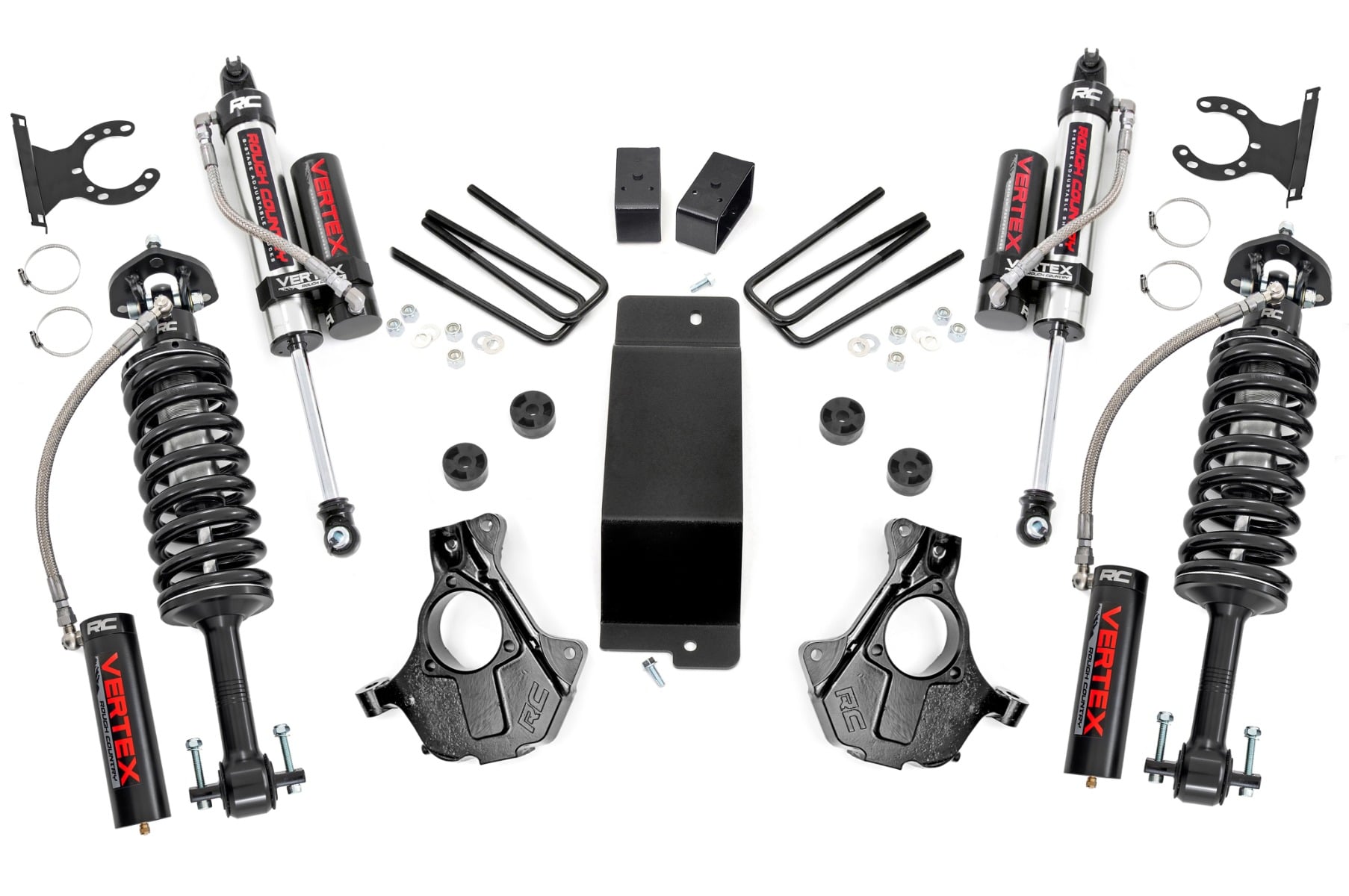 Rough Country 3.5 Inch Lift Kit Alu/Stamp Steel Vertex Chevy/GMC 1500 (14-18 & Classic)