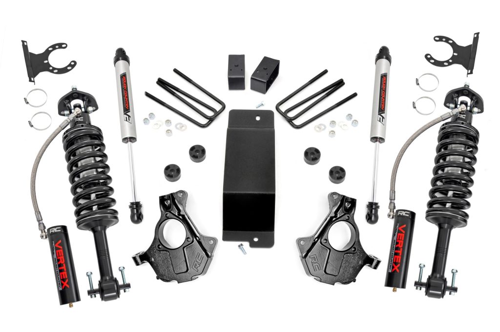 Rough Country 3.5 Inch Lift Kit Alu/Stamp Steel LCA Vertex/V2 Chevy/GMC 1500 (14-18 & Classic)