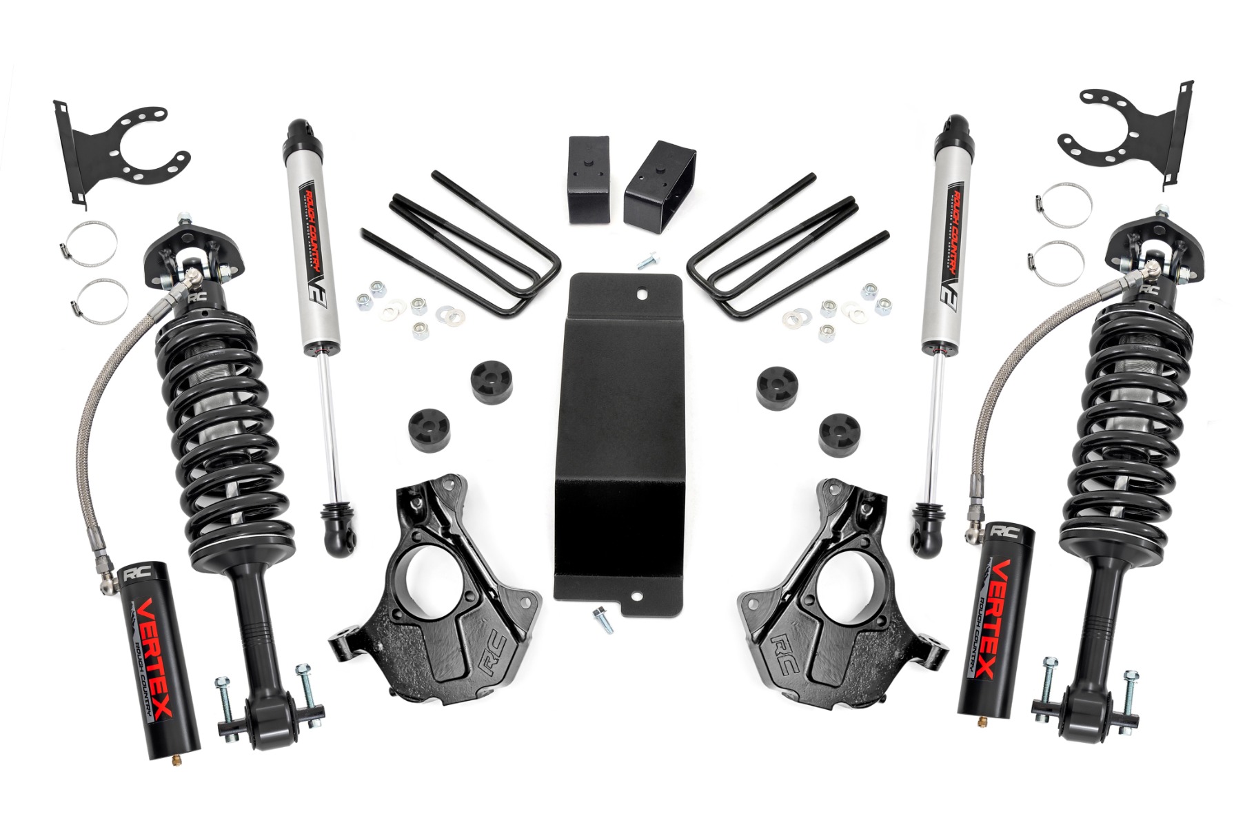 Rough Country 3.5 Inch Lift Kit Alu/Stamp Steel LCA Vertex/V2 Chevy/GMC 1500 (14-18 & Classic)