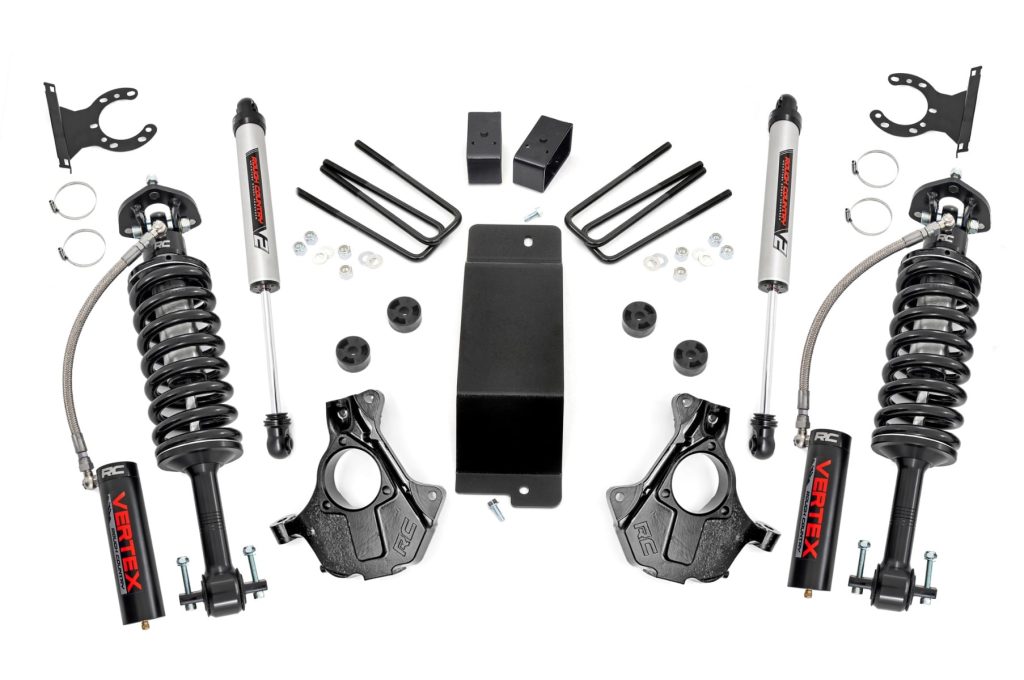 Rough Country 3.5 Inch Lift Kit Cast Steel LCA Vertex/V2 Chevy/GMC 1500 (14-18 & Classic)