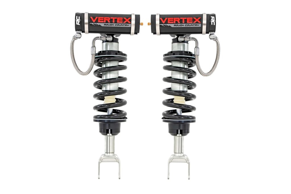 Rough Country Vertex 2.5 Reservoir Coilovers Front 3.5β³ Ram 1500 2WD/4WD (2019-2026)