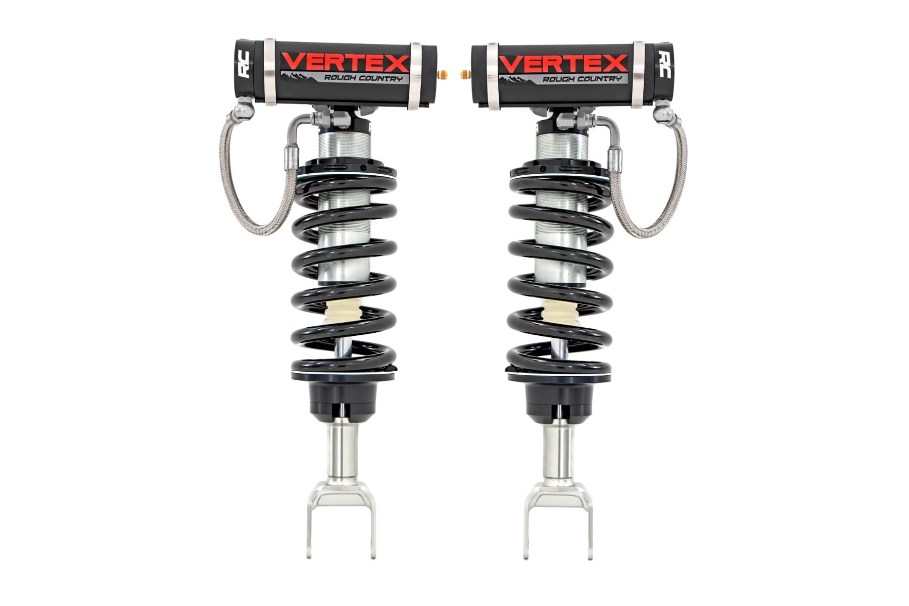 Rough Country Vertex 2.5 Reservoir Coilovers Front 3.5β³ Ram 1500 2WD/4WD (2019-2026)