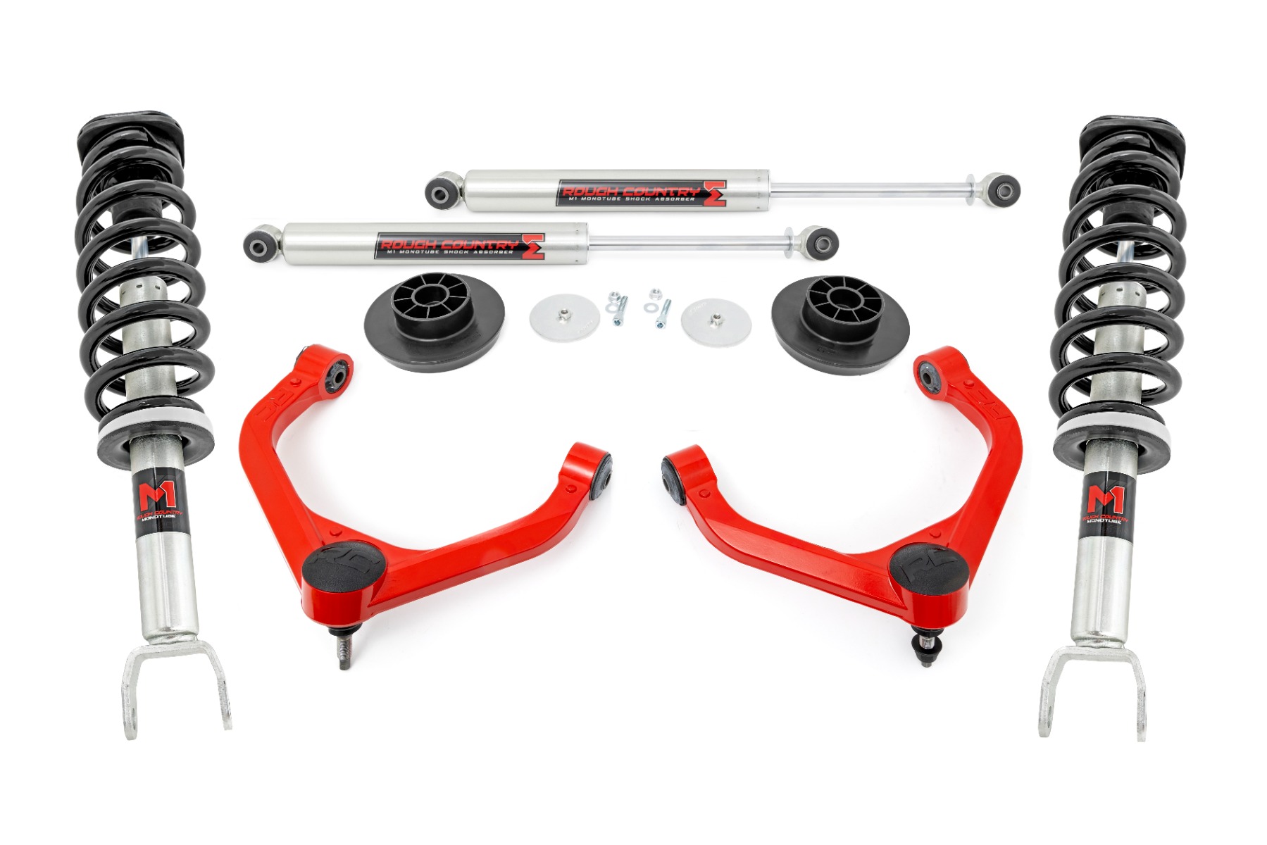 Rough Country 3 Inch Lift Kit M1 Struts/M1 Ram 1500 4WD (2012-2018 & Classic)