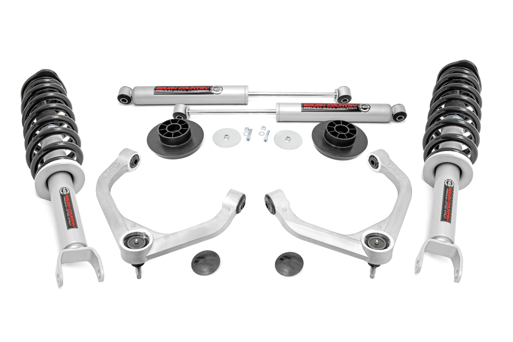 Rough Country 3 Inch Lift Kit N3 Struts/Shocks Ram 1500 4WD (2012-2018 & Classic)