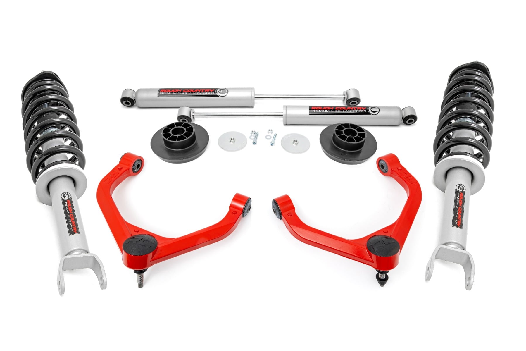 Rough Country 3 Inch Lift Kit N3 Struts/Shocks Ram 1500 4WD (2012-2018 & Classic)