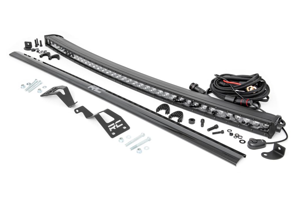 Rough Country LED Light Kit Front Mount 40″ Black Single Row Can-Am Commander Max 1000