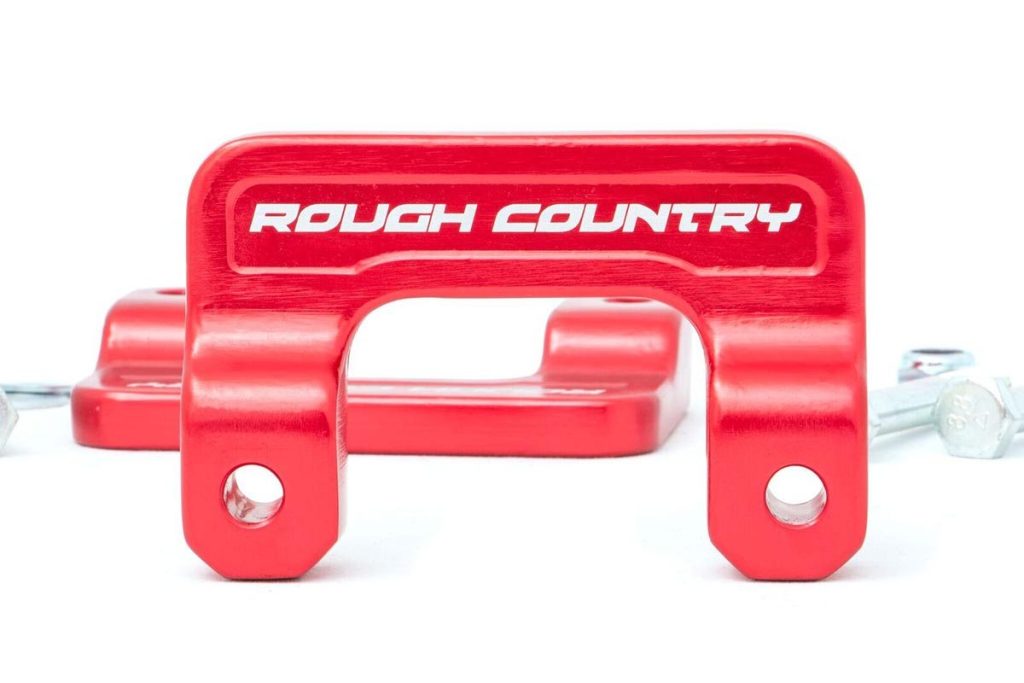Rough Country 2 Inch Leveling Kit Aluminum Red Chevy/GMC 1500 Truck (07-18) SUV (07-20)