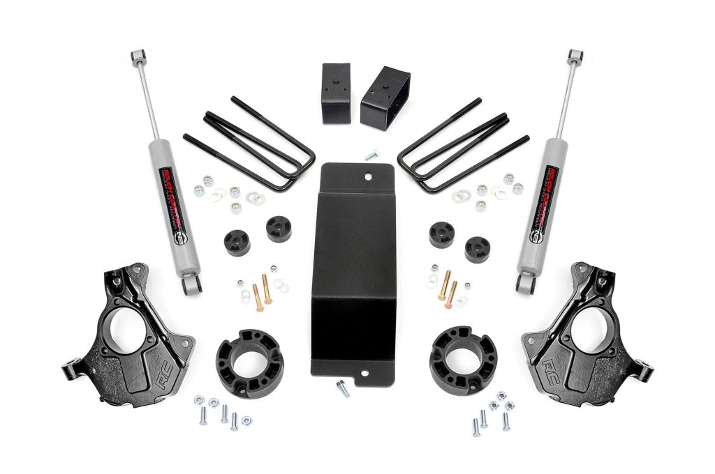 Rough Country 3.5 Inch Lift Kit Cast Steel LCA Chevy/GMC 1500 (14-18 & Classic)