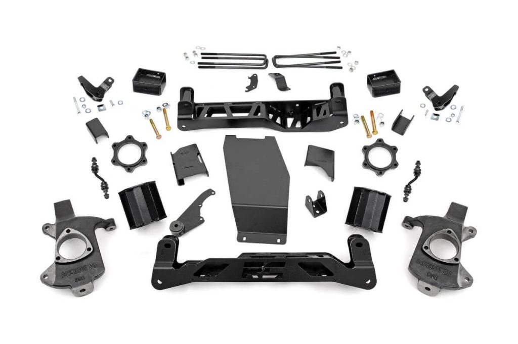 Rough Country 5 Inch Lift Kit Mag-ride Alu/Stamp Steel GMC Sierra 1500 Denali (14-18)