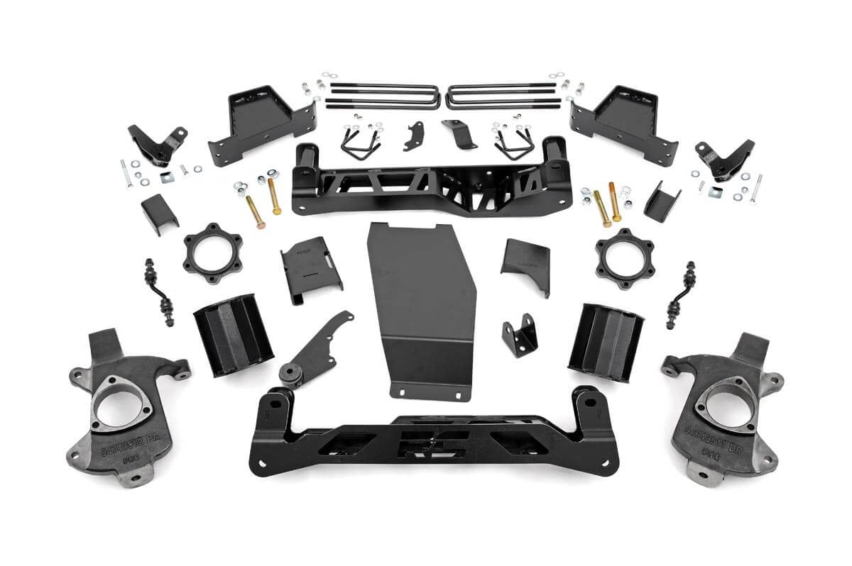 Rough Country 6 Inch Lift Kit Magneride Alum/Stamp Steel GMC Sierra 1500 Denali (14-18)