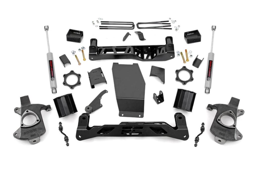 Rough Country 5 Inch Lift Kit Alum/Stamp Steel Chevy/GMC 1500 (14-18 & Classic)