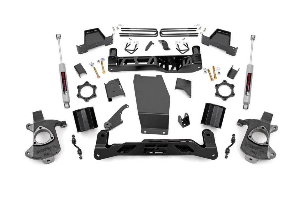 Rough Country 6 Inch Lift Kit Alum/Stamp Steel Chevy/GMC 1500 (14-18 & Classic)