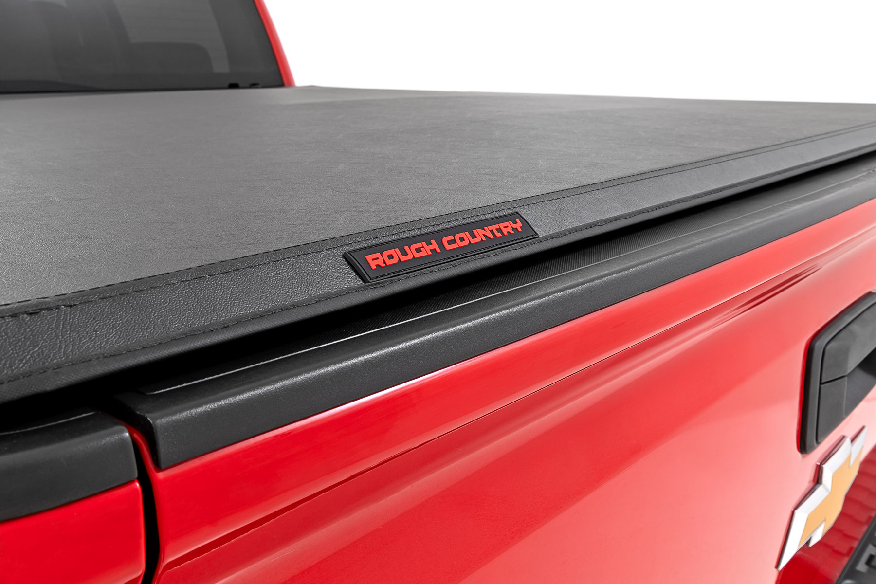Rough Country Soft Tri-Fold Bed Cover 5β9β³ Bed Chevy/GMC 1500 (14-18 & Classic)