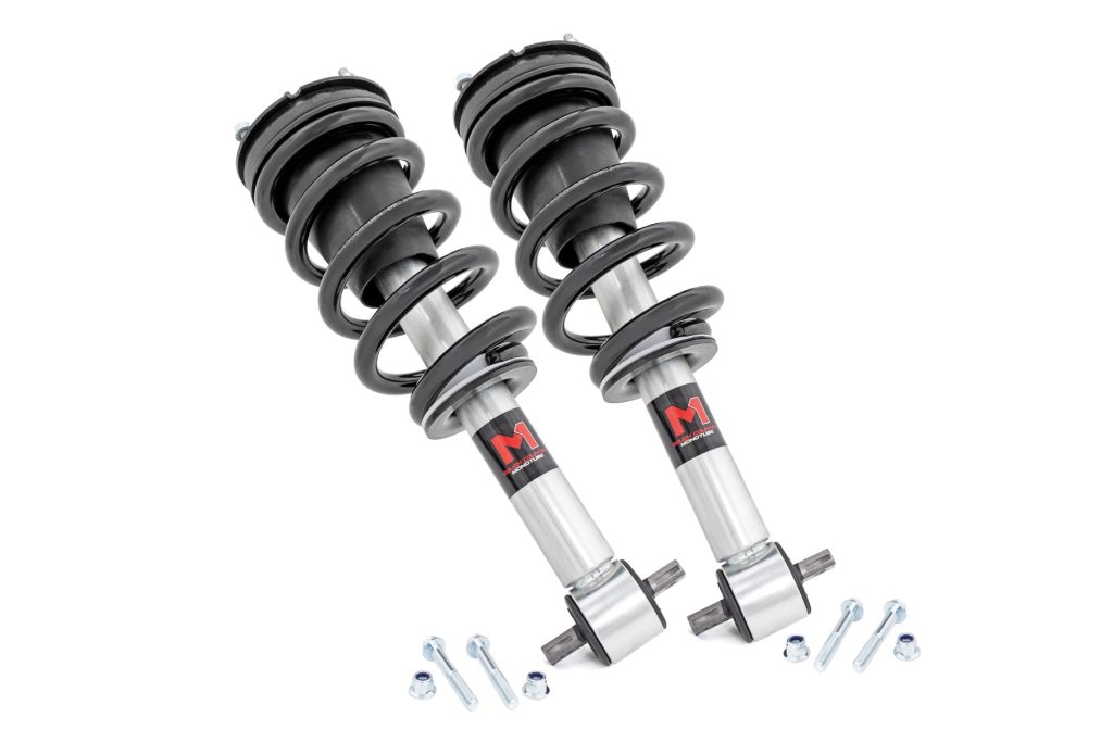 Rough Country M1 Adjustable Lowering Struts Monotube -2″ Chevy/GMC 1500 (14-18 & Classic)