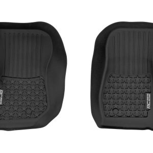 Rough Country Floor Mats FR 2 Door Jeep Wrangler JK 4WD (2014-2018)