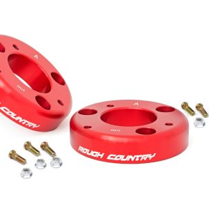 Rough Country 2 Inch Leveling Kit Red Ford F-150 (14-26)/Raptor (19-20)