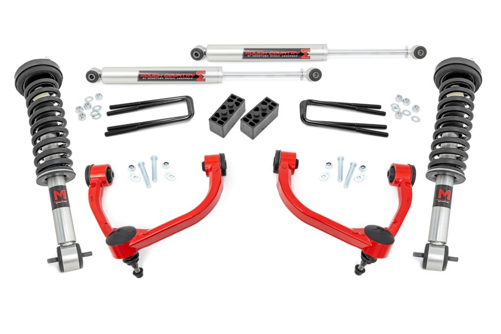 Rough Country 3 Inch Lift Kit M1 Struts Ford F-150 4WD (2014-2020)