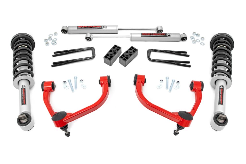 Rough Country 3 Inch Lift Kit N3 Struts Ford F-150 4WD (2014-2020)