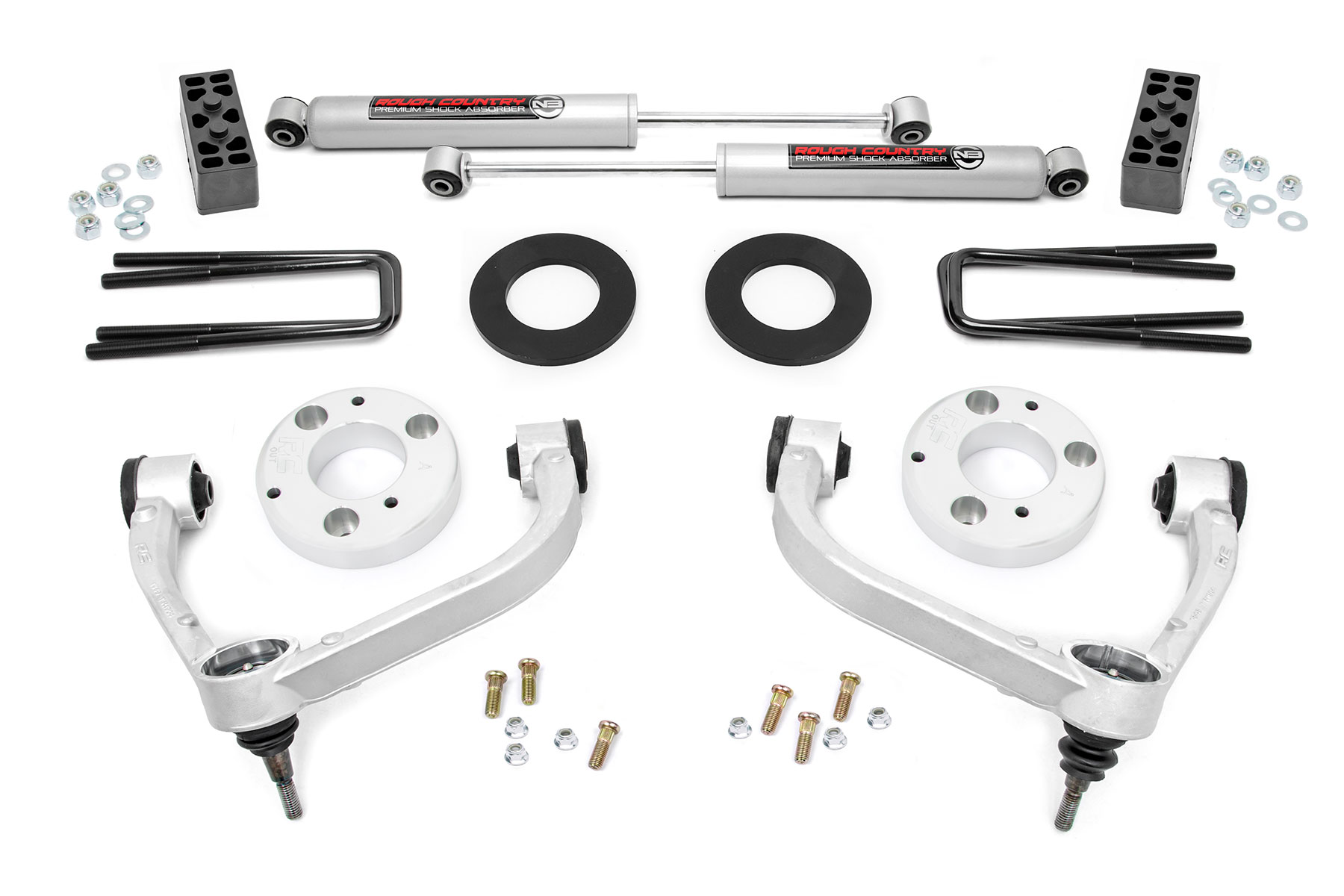 Rough Country 3 Inch Lift Kit Ford F-150 4WD (2014-2020)