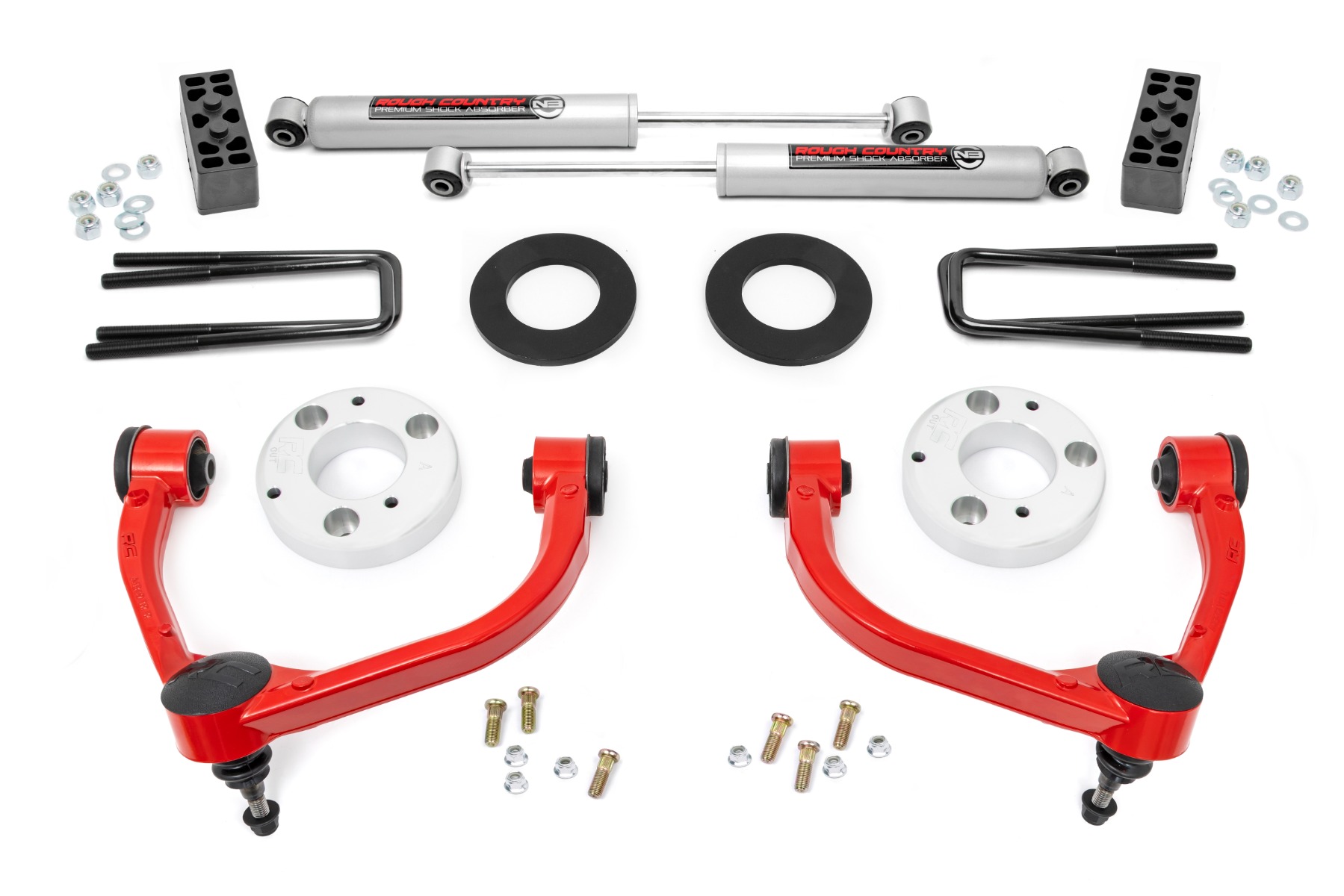Rough Country 3 Inch Lift Kit Ford F-150 4WD (2014-2020)